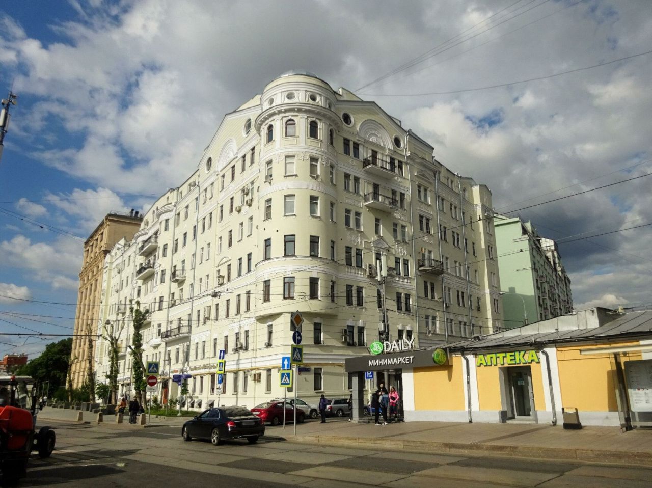 фасад дома, здание по адресу г Москва, Климентовский пер, д 6